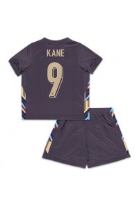 Fotbalové Dres Anglie Harry Kane #9 Dětské Venkovní Oblečení ME 2024 Krátký Rukáv (+ trenýrky)